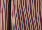 Sheen Button-Up in Red/Tan